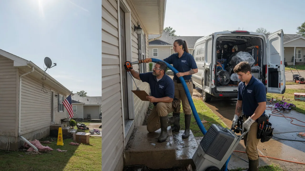 Ceiling Water Damage Restoration in Manilla, IA near me